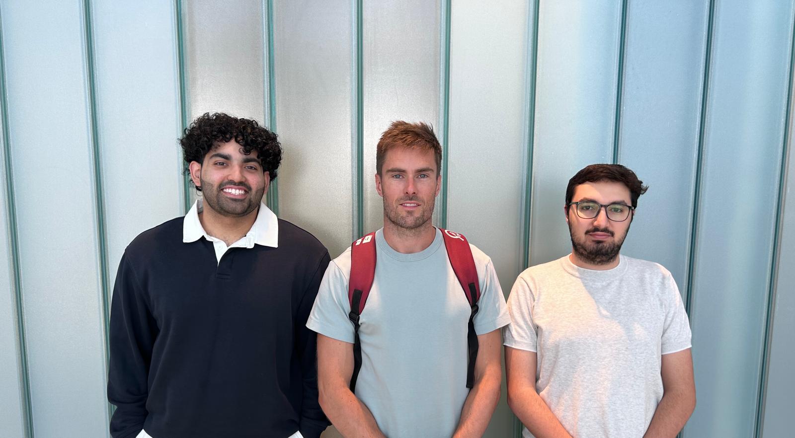 Sports Vector team with Qatar Cricket strength and conditioning coach Tom Turner
